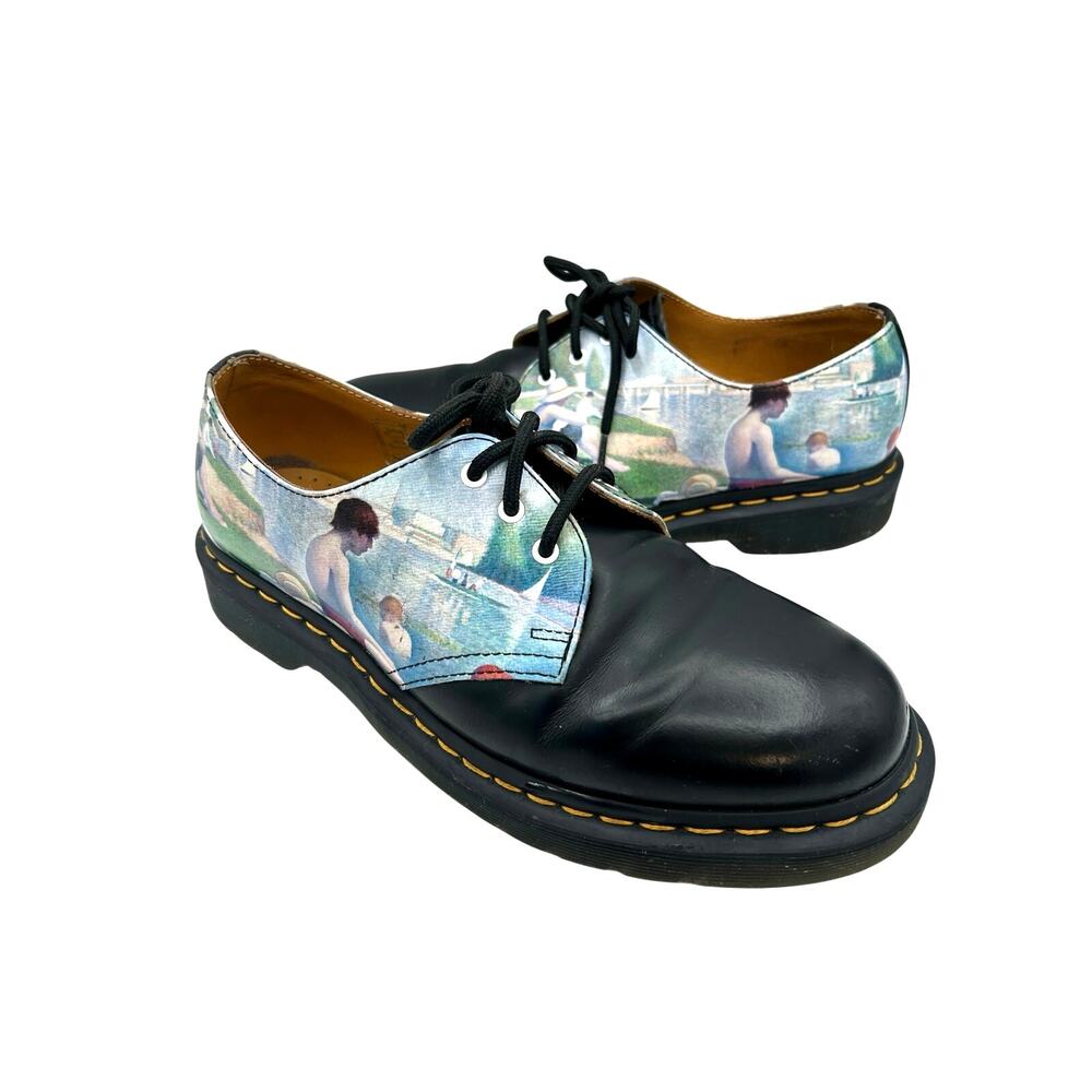 RARE Dr. Martens 1461 The National Gallery Collab Oxford Georges Seurat MNS 8